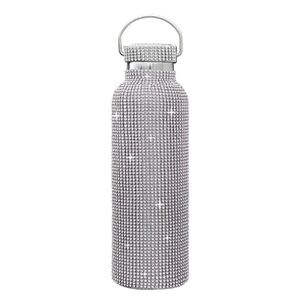 KITSON UZULABS SILVER DIAMOND WATER BOTTLE 20oz